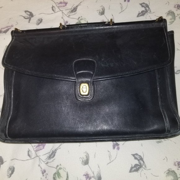 Vintage Coach Brief Case - Picture 1 of 9